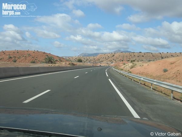 Autopista hacia Agadir